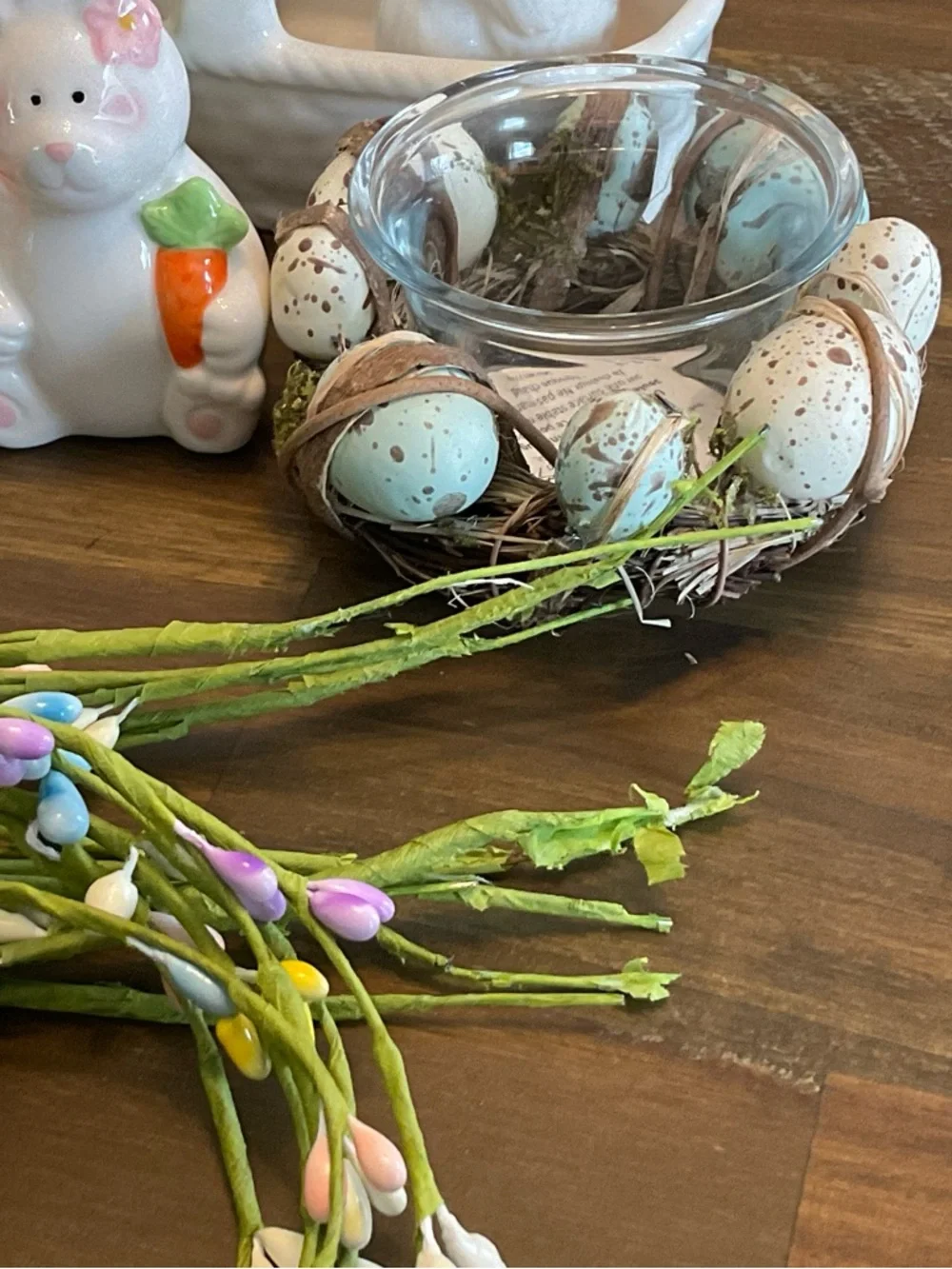 Bundle of Easter Spring Decor - OVER 20 PIECES - Excellent Used Condition